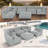 6-Piece Outdoor Sectional Sofa For Patio, Garden And Swimming Pool-1912325409
