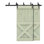 84'' Solid Wood Paneled Painted without Installation Hardware Kit Barn Door