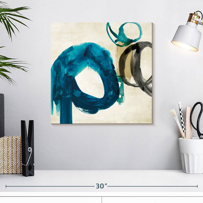 Avery Blue Ring I, 16" H x 16" W