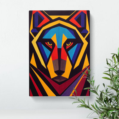 Wolf Art Abstract No.4 - Wall Art