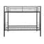 Lit superposé double au dessus d'un lit double, aucun sommier requis, assemblage facile