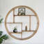 Sagebrook Home Kittle Modern Glam Iron and Wood Wall Storage Shelf-974448247
