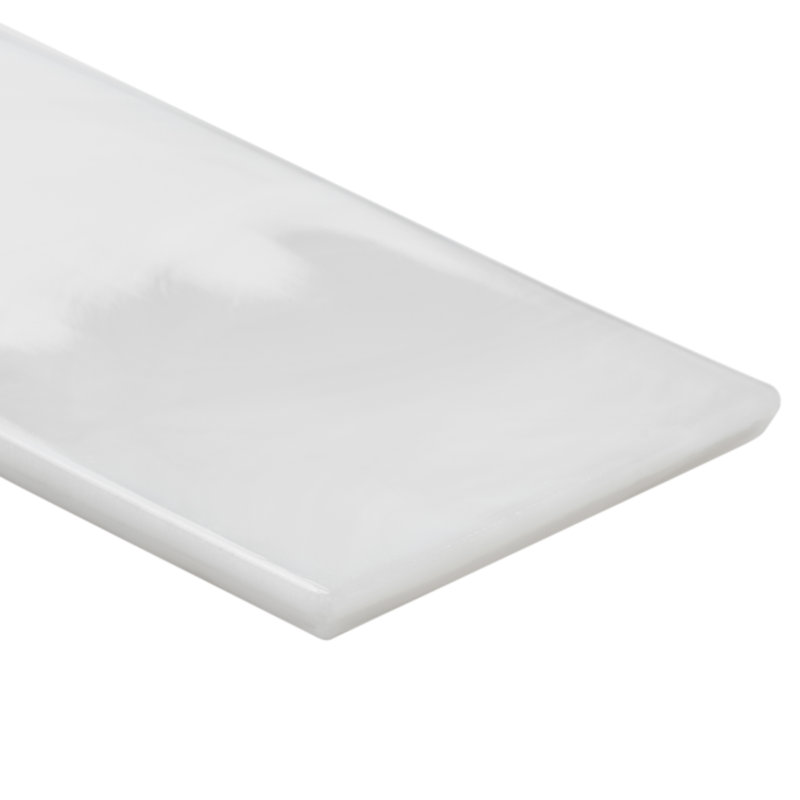 Hightower 3.03 In. X 12 In. Glass Subway Wall Tile (5.05 Sq. Ft. / Case), White/Gray