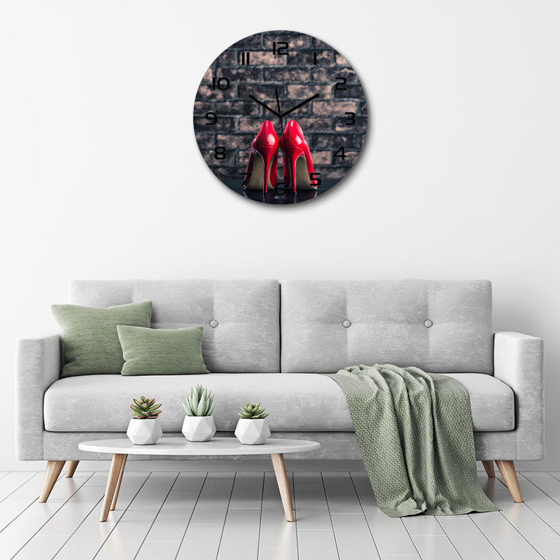 Jesmine Glass Wall Clock