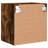 vidaXL Bedside Cabinet with LED Lights Storage Side Table Floating Nightstand-215007849