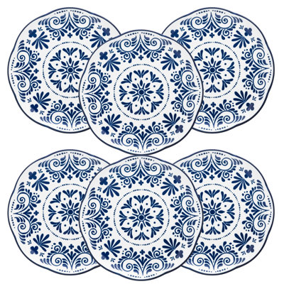 Vaisselle Talavera, assiettes plates,