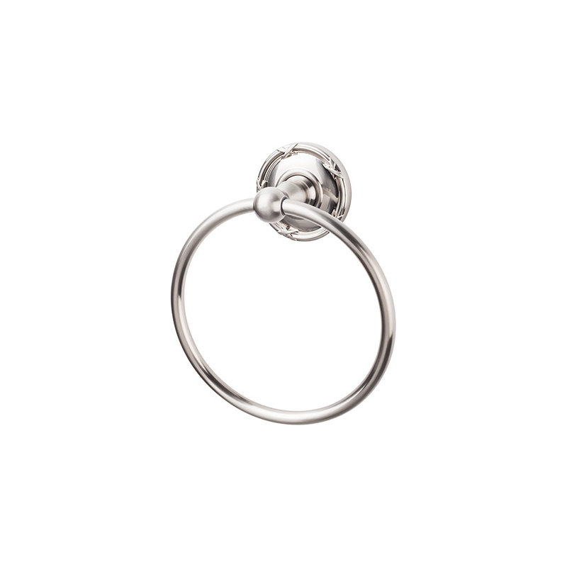 Edwardian Bath  Towel Ring, Brushed Satin Nickel