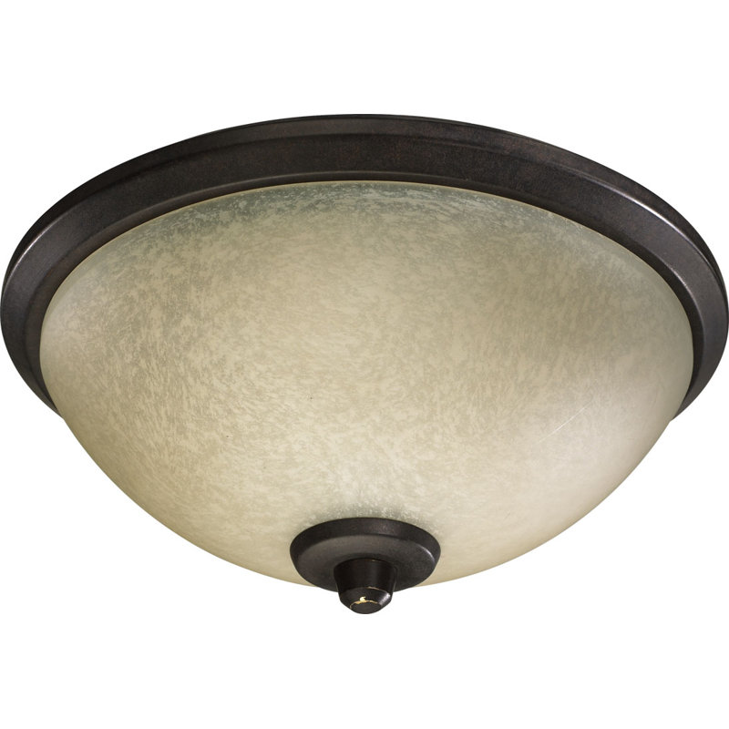 Ensemble d’éclairage pour ventilateur de plafond 3 lumières bol, Sienna grillée