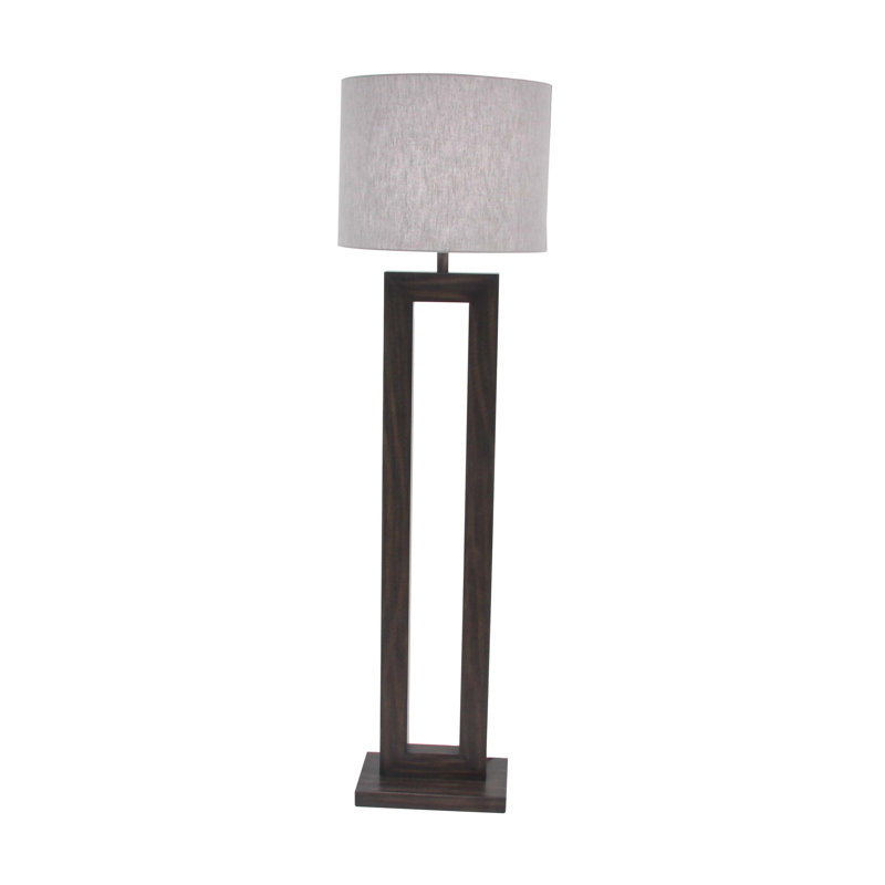Sherry 64 " Traditional Floor Lamp, Dark Brown