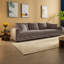 Canapé modulaire en velours côtelé 102,4 po