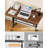 Small Standing Desk Adjustable Height, Mobile Stand Up Desk With Wheels, 32 Inch Portable Rolling Desk Small Computer Desk, Portable Laptop Desk Standing Table Rustic