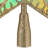 LED Lighted Glittered Star Christmas Tree Topper - 11" - Multicolor Lights-105340049