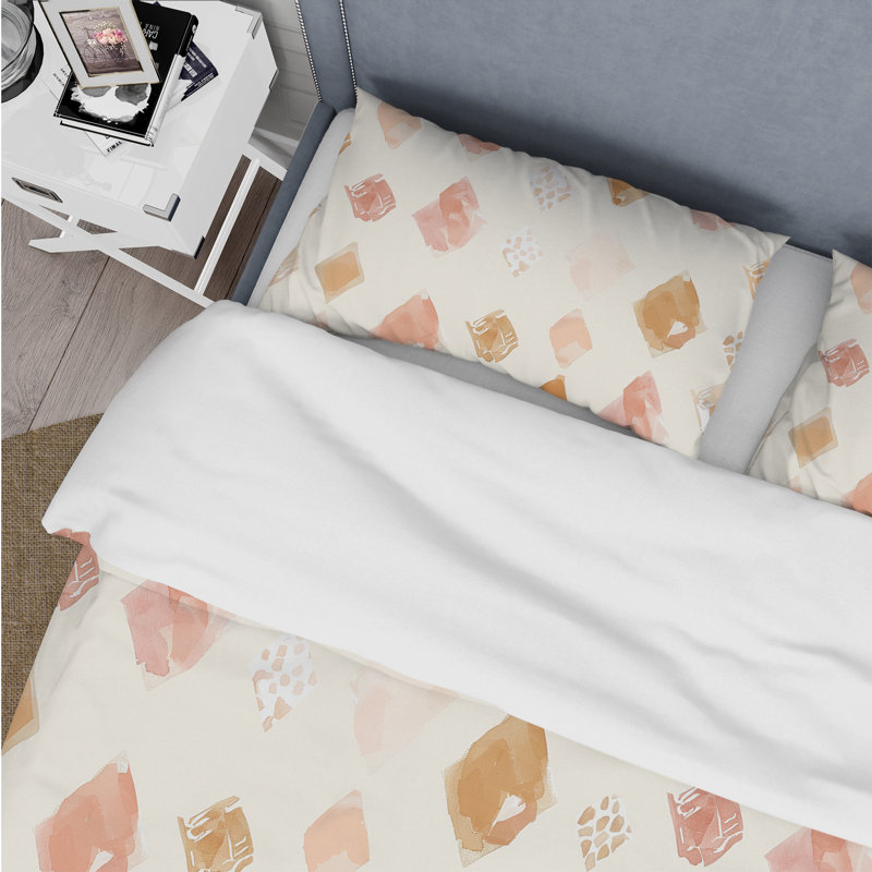 Ensemble de housse de couette Boho, Housse de couette très grand + 2 taies décorativ