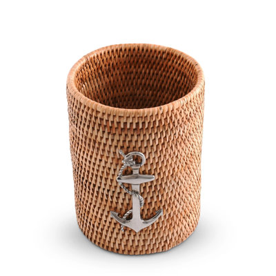 Porte-ustensiles en rotin Anchor