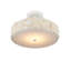 Turbinella 1 - Light LED Semi Flush Mount