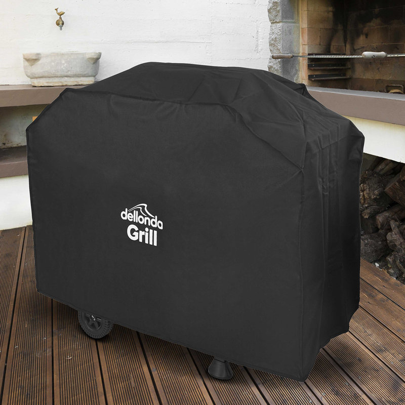 Dellonda 137cm W x 60cm D Fire Pit Cover