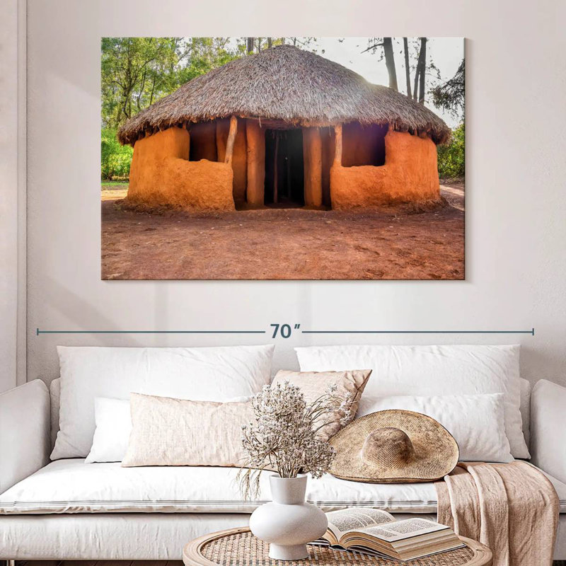 Lilie Kenya Tribal Hut, 34" H x 51" W