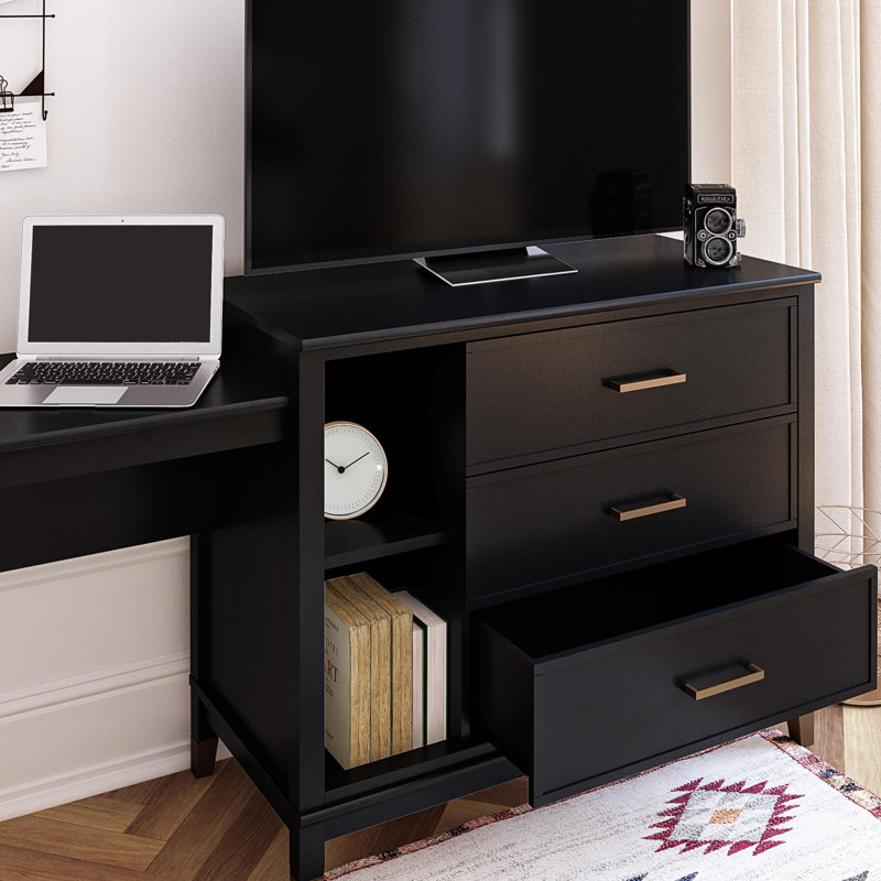 Tolland Secretary Desk, Black