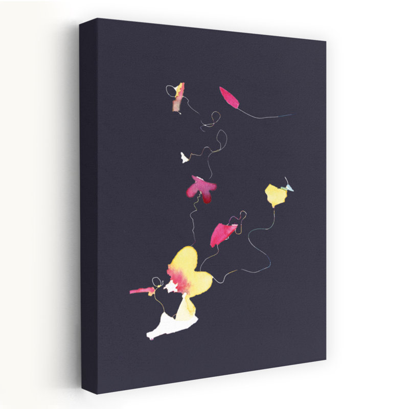 Contemporary Art Abstract Delicate Dreamy Wall Art 1 Piece Wrapped Canvas Wall Art, 30.48 cm H x 20.32 cm W