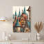 Art mural sur toile, château médiéval-464514158