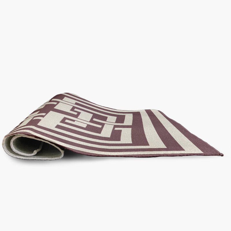 Tapis intérieur / extérieur mauve Colan, Rectangle 4 pi x 6 pi