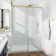 60 In. W X 66 In. H Double Sliding Semi-Frameless Bath Shower Door With Easy-Clean 3/8 In. Glass