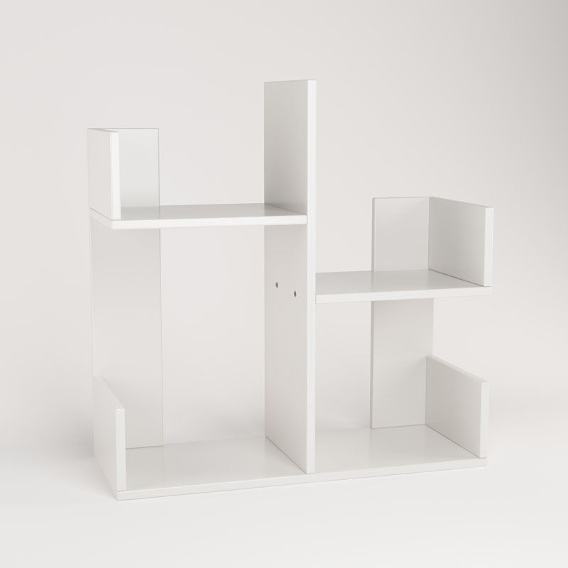Support de rangement en bambou, Blanc