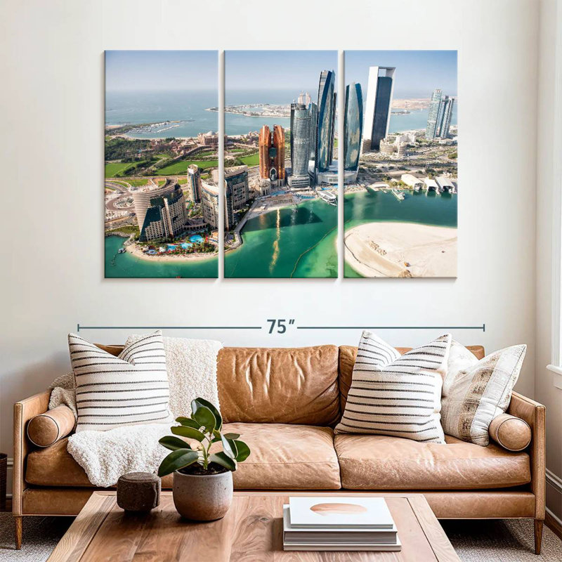 Abu Dhabi Structures, 42" H x 65" W