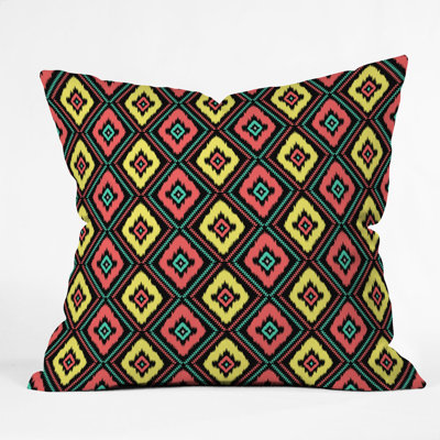 Jacqueline Maldonado Zig Zag Ikat Throw Pillow