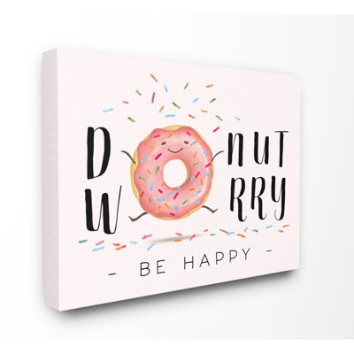 «Doughnut, souci, rose, dessin de mots», art textuel
