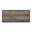 Table basse rectangulaire avec tablette