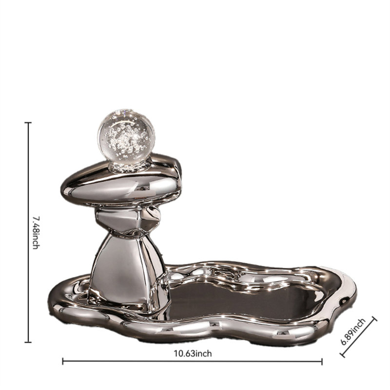 Key Storage Ornament, Silver