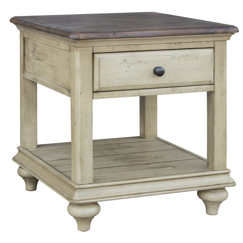 Wilfred Solid Wood End Table