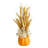 Dried Wheat and Pumpkin Arrangement