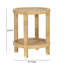 Table d'appoint en rotin naturel Amara