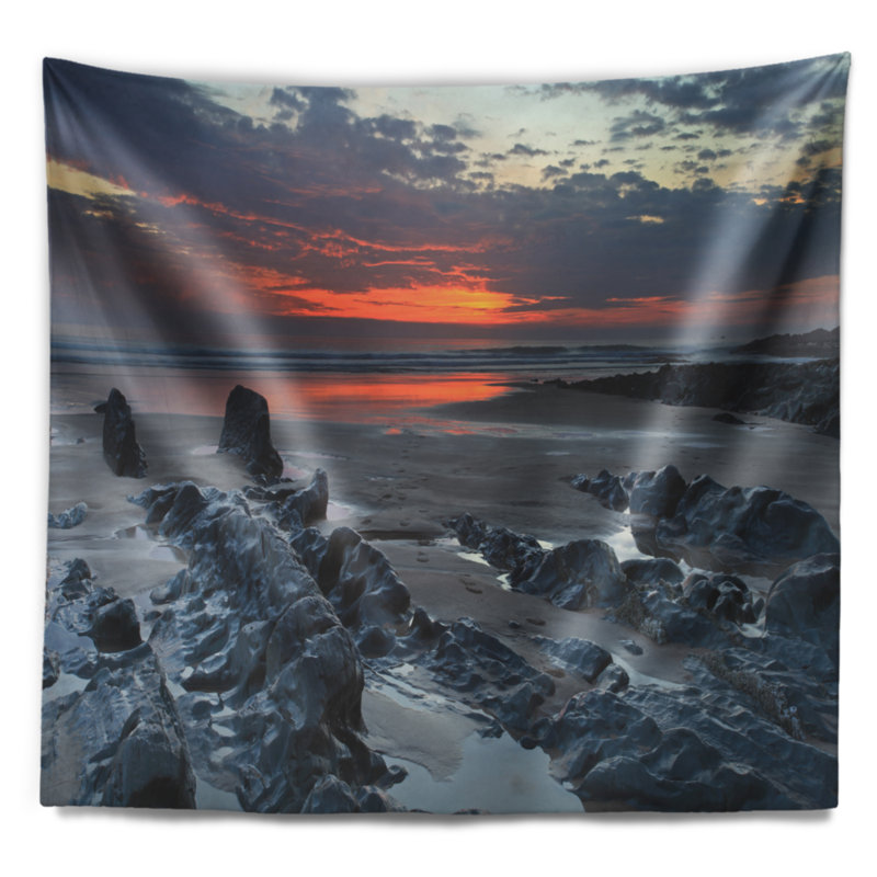 Tapisserie coucher de soleil Season Woolacombe North Devon, H 50 po x l 60 po