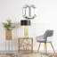 Sofa Side Table for Living Room Furniture, Metal End Table, 55cm Bed Side Table-1635353528
