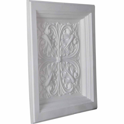 Carreau de plafond en polyuréthane à abat-jour gris 2 pi x 2 pi Cornelia