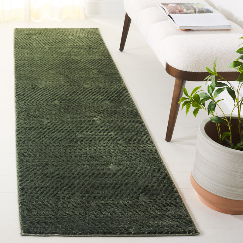 Simonton Revive Performance Chevron Rug, Runner 2'3" x 8'