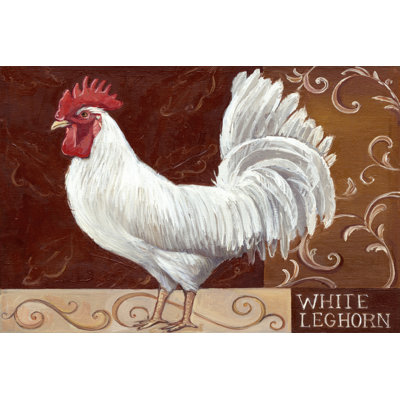 Rustic Roosters IV by Theresa Kasun - Wrapped Canvas Art Prints