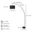 LAMPE DE PIED 78 po ARGENT AVEC ARGENT KD AVEC COFFRET DOUBLE (1PC / CTN) (2,15 / 26,84)