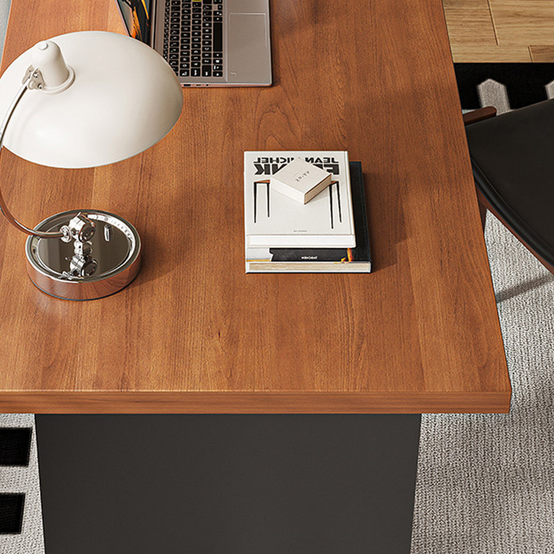 Bureau d'écriture rectangulaire rétro Retro, H 29,52 po x l 55,11 po x P 27,55 po