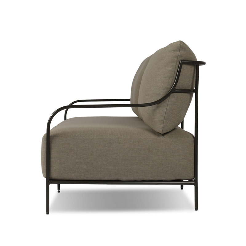 Segovia Outdoor Sofa-78"-Alessi Fawn, Alessi Fawn