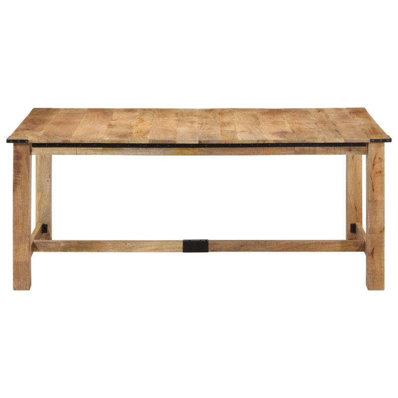 Ortraud Solid Wood Dining Table, 90cm W x 180cm L