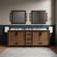 Meuble-lavabo double 84 po Rustwood X P 22 po D