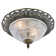 Catherine Traditional and Classic Ornate and Floral Glass Flush Ceiling Light Fitting