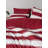 100% Cotton Ranforce Double Quilt Cover Set, Christmas Design, Red & White | Duvet Cover 78.7 x 78.7 inches & 2 Pillowcases 31.5 x 31.5 inches | Reactive Printing, Machine Washable, Button Closure for Easy Use-120487611