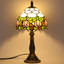 Lampe de table Tiffany de style tulipe rose, 3 températures de couleur réglables