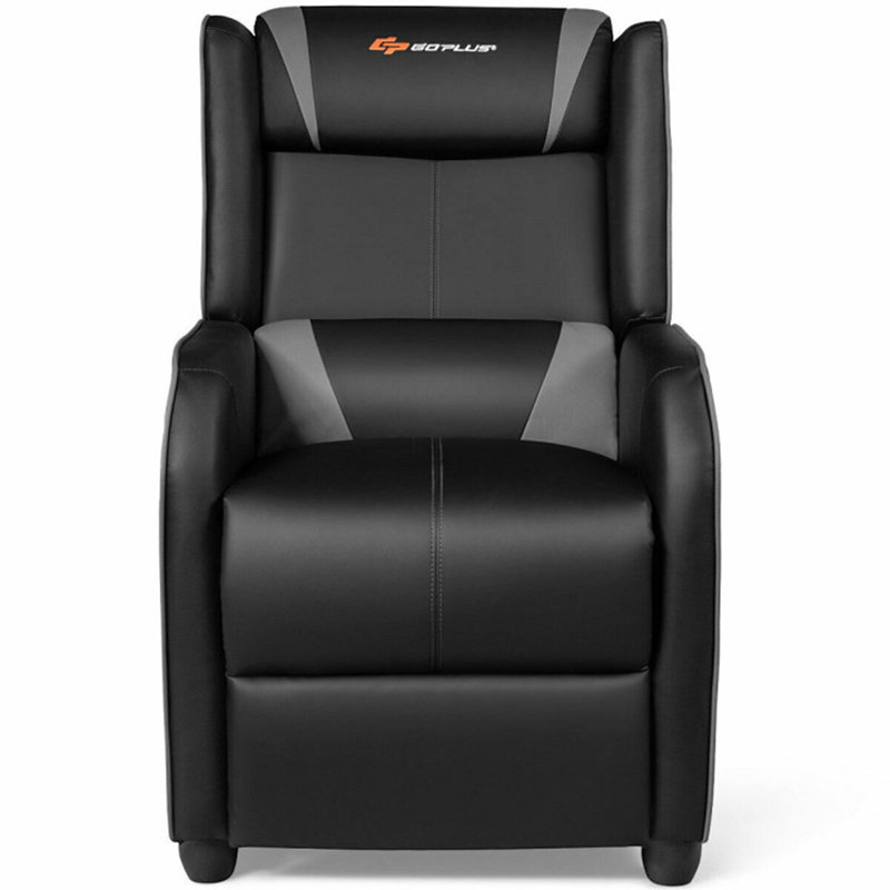 Faux Leather Massage Chair, Gray