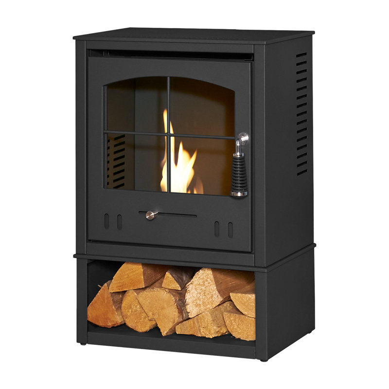Adelyn Belfry Heating 44 cm W Black Bio-Ethanol Stove